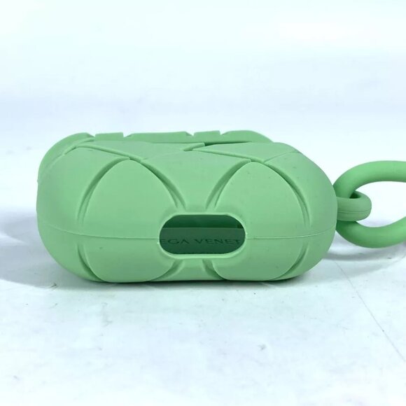 BOTTEGA VENETA Airpods Apple Intrecciato Earphone case rubber Green Unused - Picture 1 of 14
